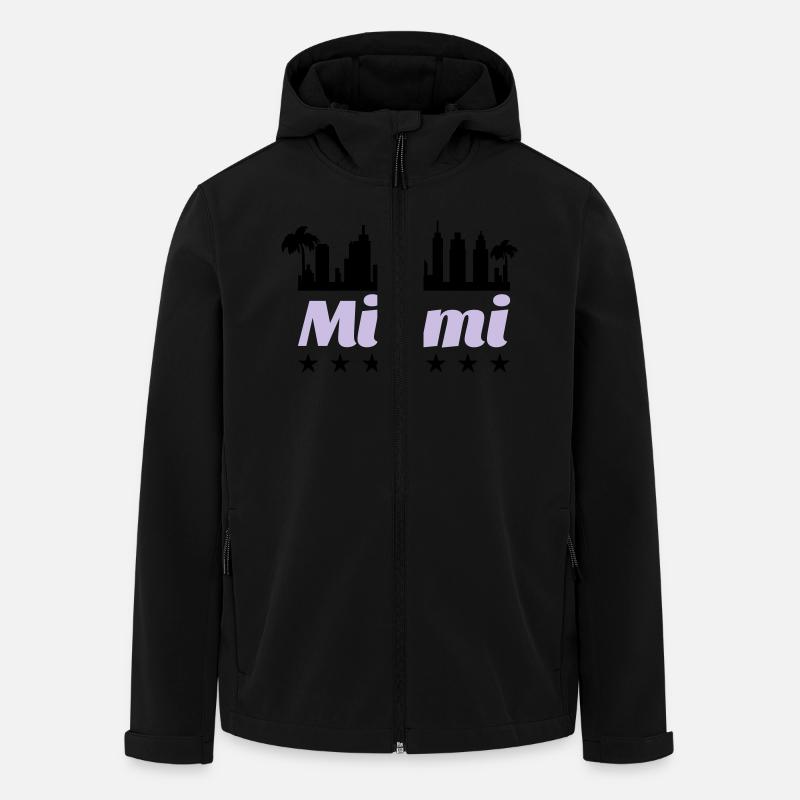 Miami - Men’s Recycled Softshell Jacket by Stanley/Stella - black