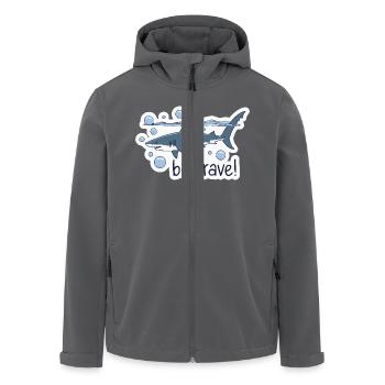 SEI HAI - Recycelte Männer Softshell-Jacke von Stanley/Stella - Schwarz - Vorne - AI Model Male 185 light (185cm)