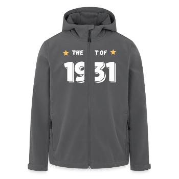 Best of 1931 - Veste softshell homme en polyester recyclé Stanley/Stella - charbon - Devant - AI Model Male 185 light (185cm)
