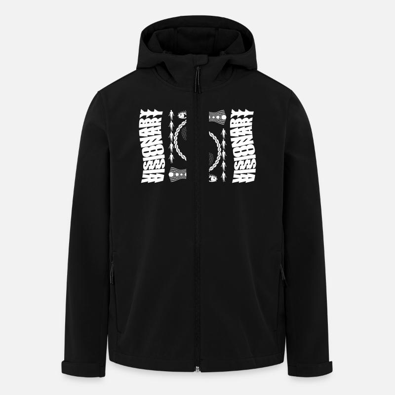 Visionnaire - Veste softshell homme en polyester recyclé Stanley/Stella - noir