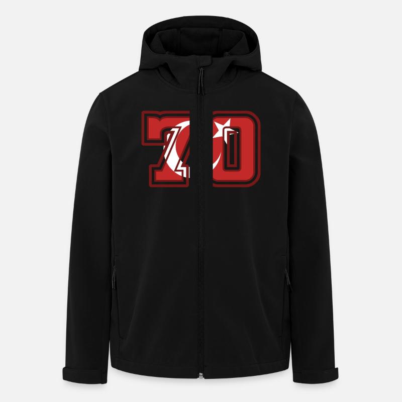 Karaman - Recycelte Männer Softshell-Jacke von Stanley/Stella - Schwarz