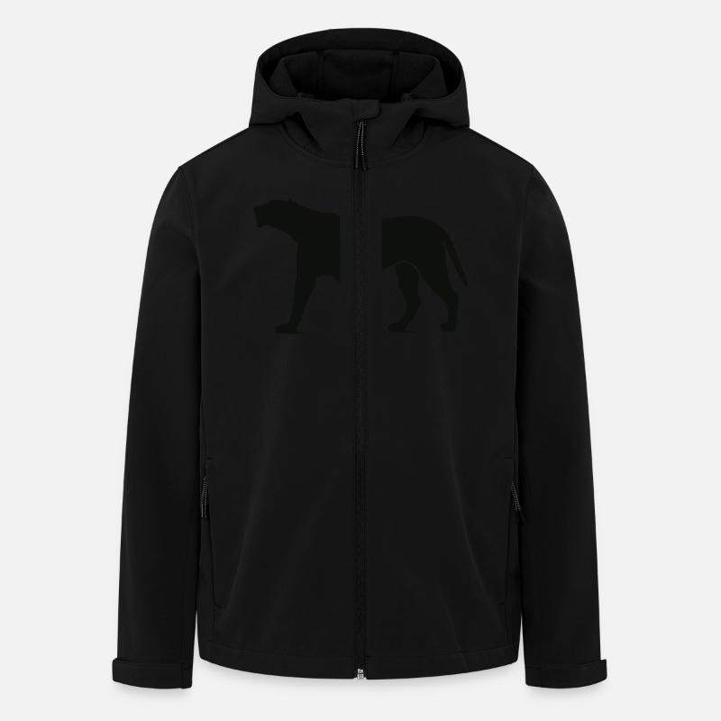panther animal - Recycelte Männer Softshell-Jacke von Stanley/Stella - Schwarz