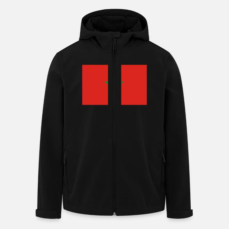 Marokko - Recycelte Männer Softshell-Jacke von Stanley/Stella - Schwarz