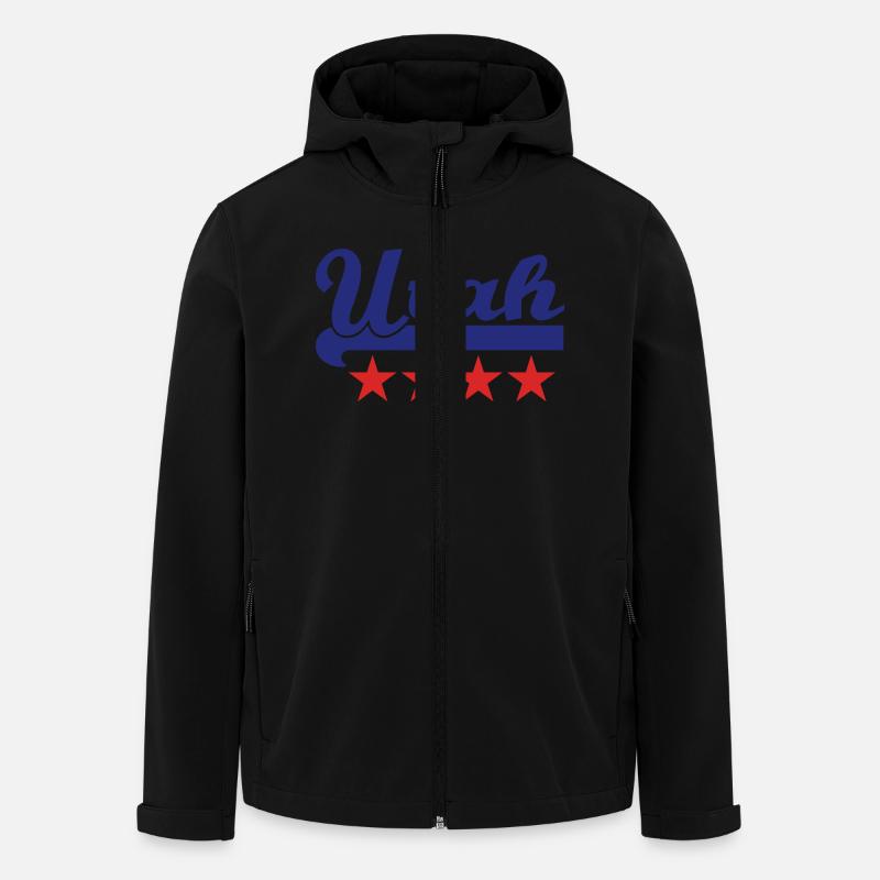 Utah - Veste softshell homme en polyester recyclé Stanley/Stella - noir