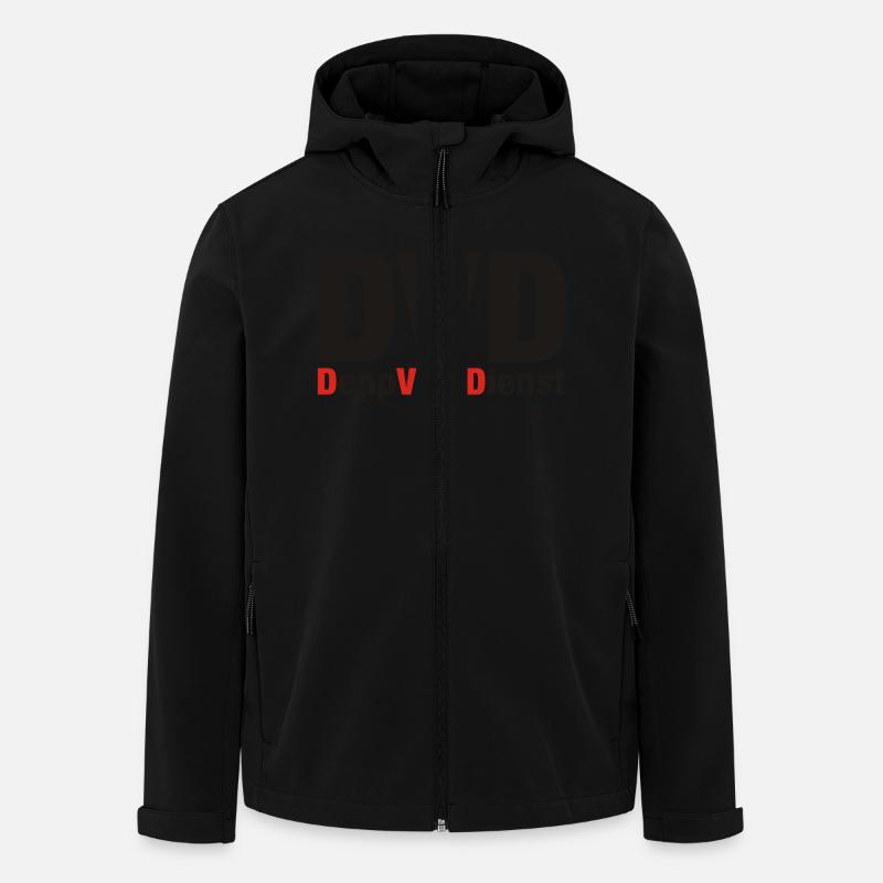 DVD - Recycelte Männer Softshell-Jacke von Stanley/Stella - Schwarz