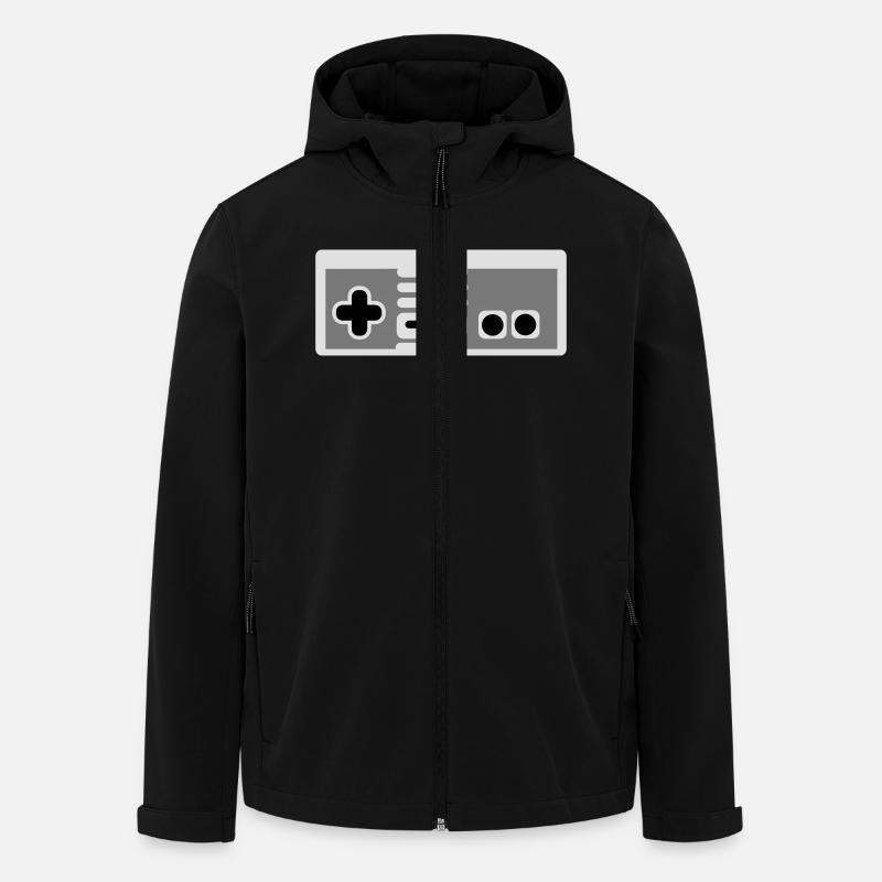Controler - Recycelte Männer Softshell-Jacke von Stanley/Stella - Schwarz