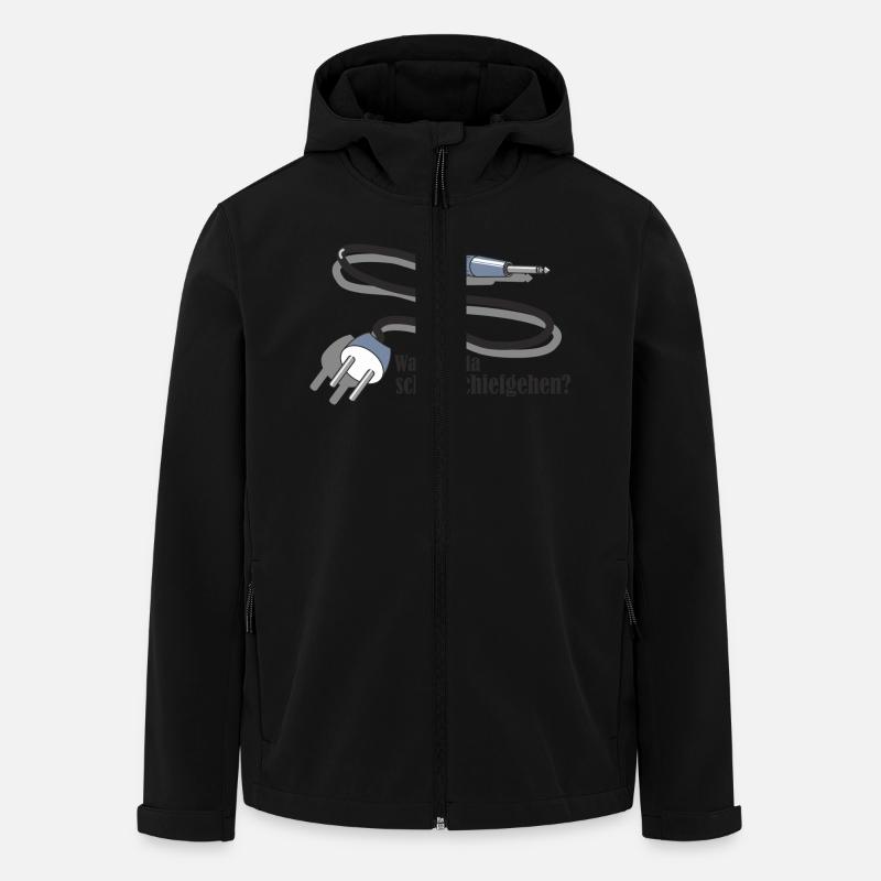 Adapter - Recycelte Männer Softshell-Jacke von Stanley/Stella - Schwarz