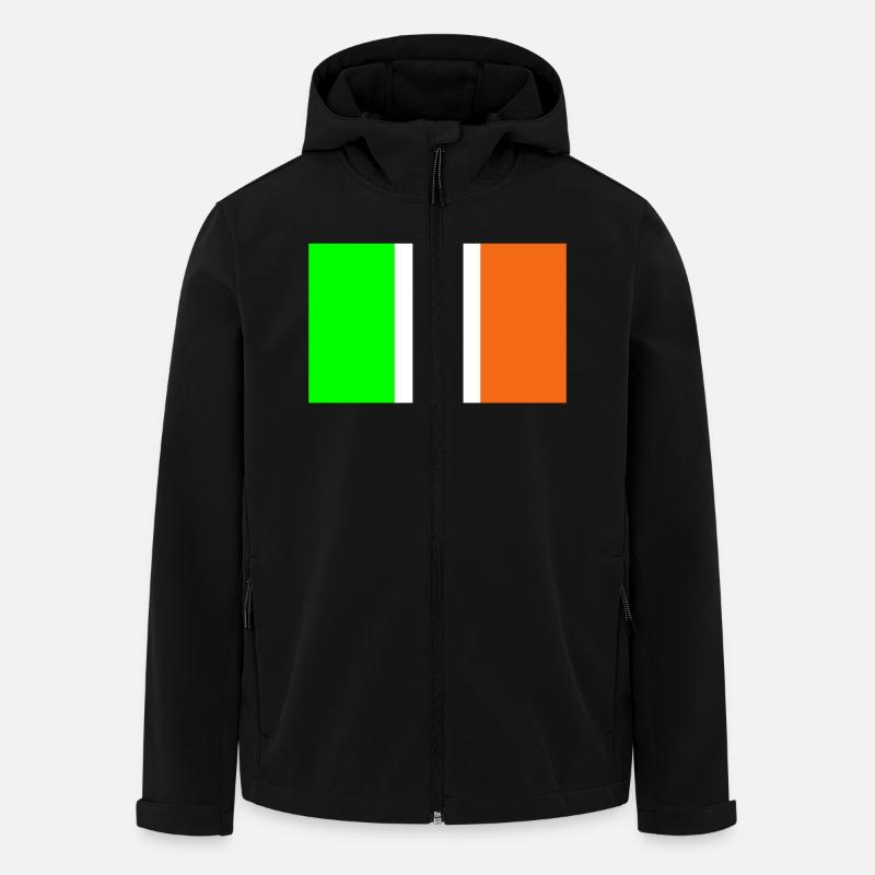 ireland flag - Recycelte Männer Softshell-Jacke von Stanley/Stella - Schwarz
