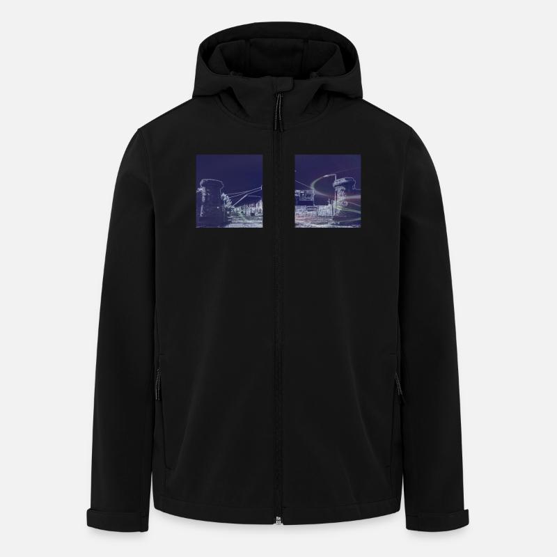 Bramley Moore Dock - Men’s Recycled Softshell Jacket by Stanley/Stella - black