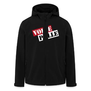 Volle Pulle Geschenk - Recycelte Männer Softshell-Jacke von Stanley/Stella - Schwarz - Vorne - AI Model Male 185 light (185cm)