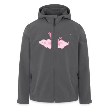 teddy - Veste softshell homme en polyester recyclé Stanley/Stella - noir - Devant - AI Model Male 185 light (185cm)