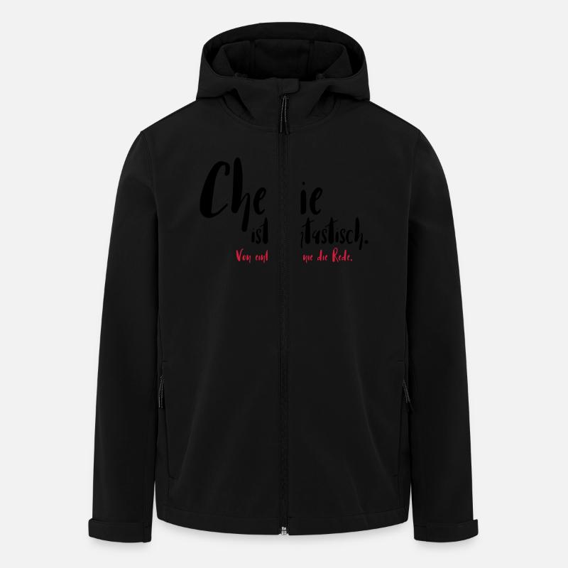 Chemie ist fantastisch - Recycelte Männer Softshell-Jacke von Stanley/Stella - Schwarz