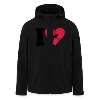I love Ballett - Recycelte Männer Softshell-Jacke von Stanley/Stella - Schwarz - Vorne - AI Model Male 185 light (185cm)