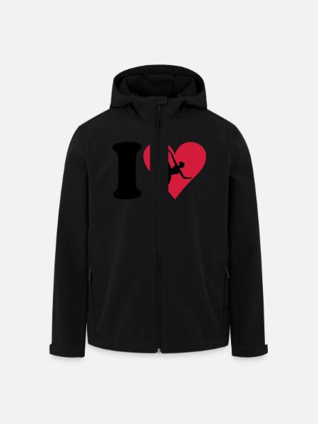 I love Ballett - Recycelte Männer Softshell-Jacke von Stanley/Stella - Schwarz