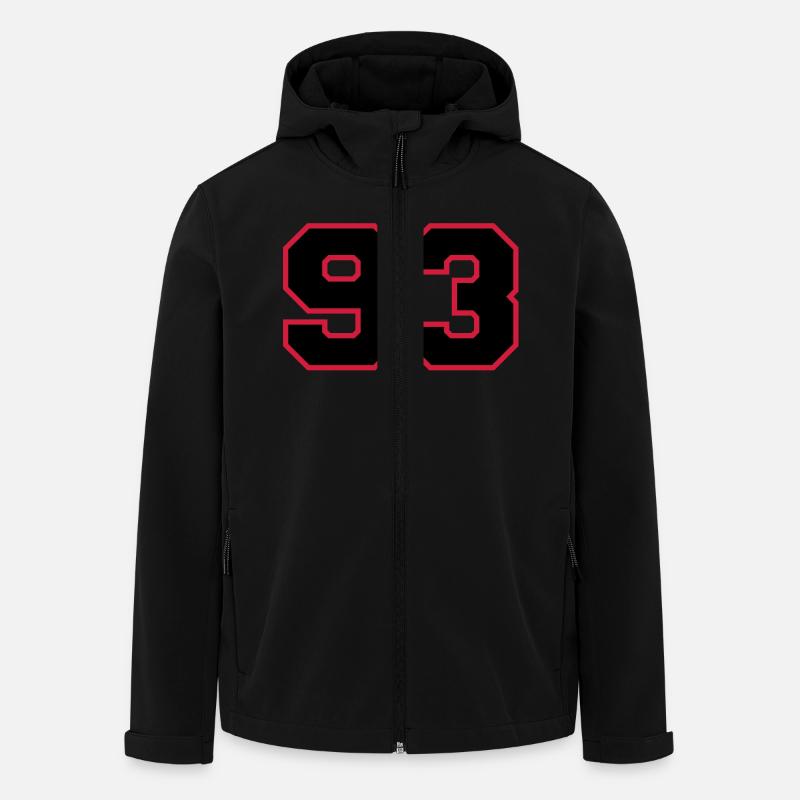 Number93 - Men’s Recycled Softshell Jacket by Stanley/Stella - black