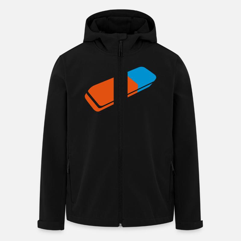 ratzer - Recycelte Männer Softshell-Jacke von Stanley/Stella - Schwarz