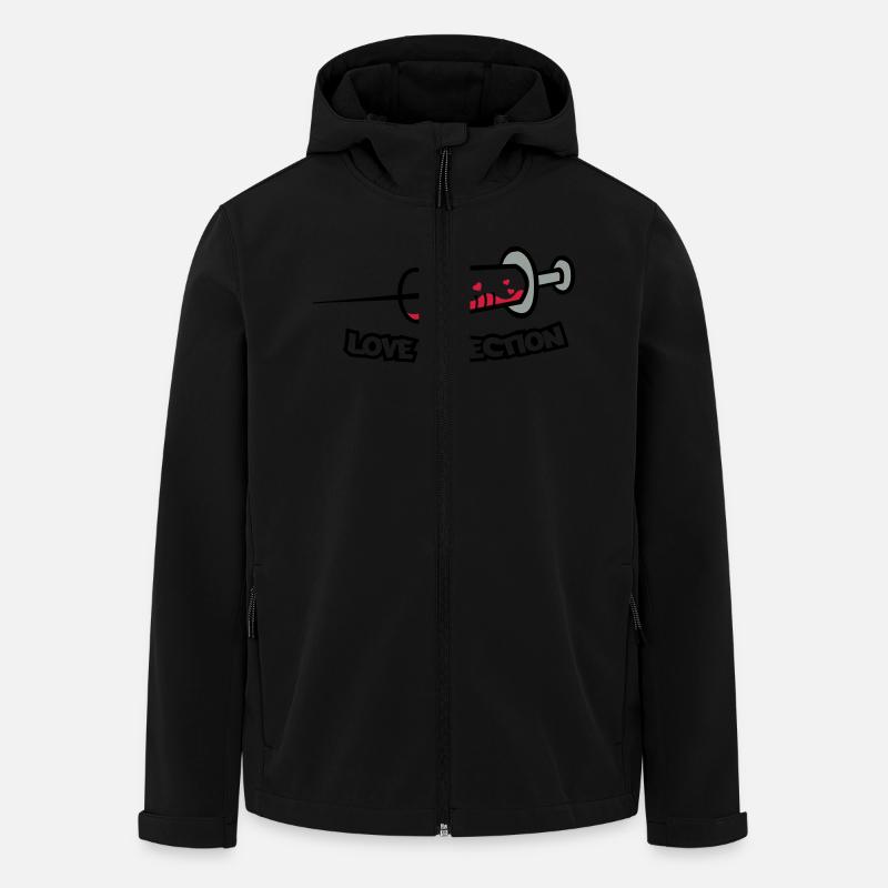 spritze_love_injection2 - Veste softshell homme en polyester recyclé Stanley/Stella - noir