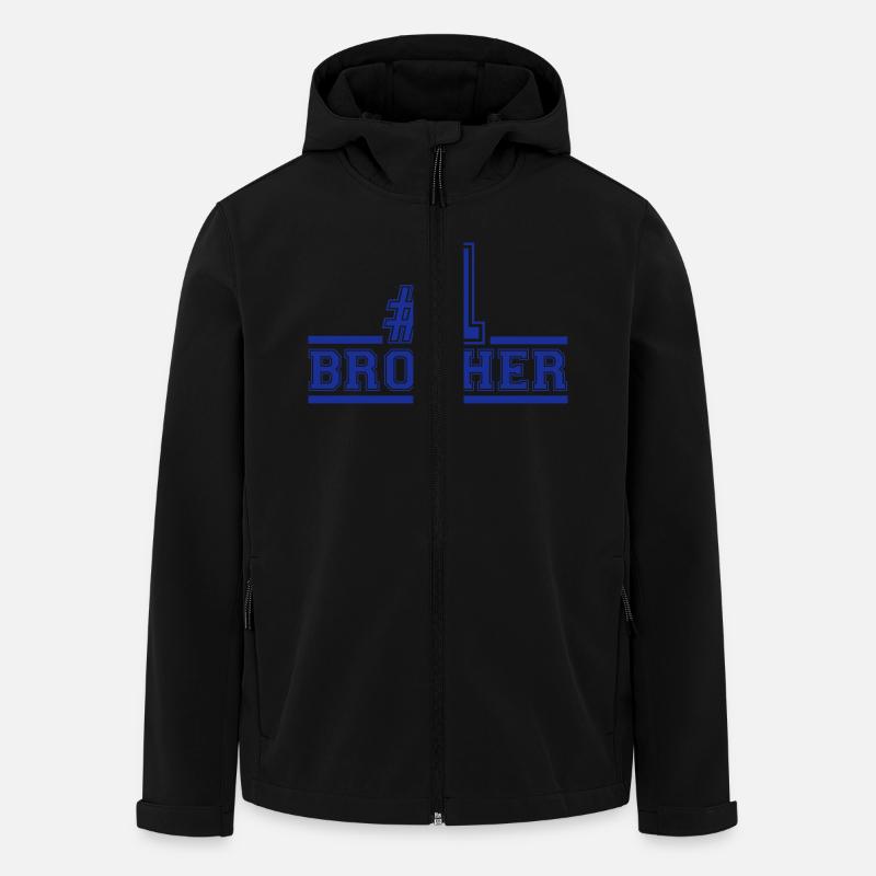 Bruder - Recycelte Männer Softshell-Jacke von Stanley/Stella - Schwarz