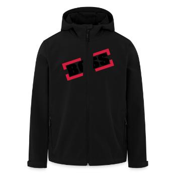 Capo - Veste softshell homme en polyester recyclé Stanley/Stella - noir - Devant - AI Model Male 185 light (185cm)