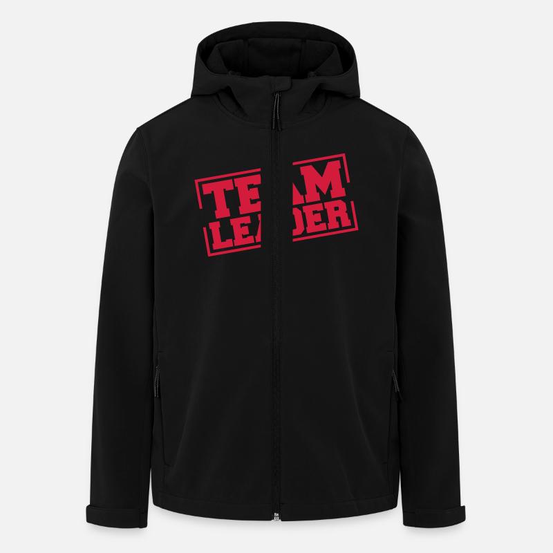 team_leader_rm1 - Recycelte Männer Softshell-Jacke von Stanley/Stella - Schwarz