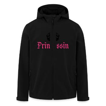 Princesse avec la couronne - Veste softshell homme en polyester recyclé Stanley/Stella - noir - Devant - AI Model Male 185 light (185cm)