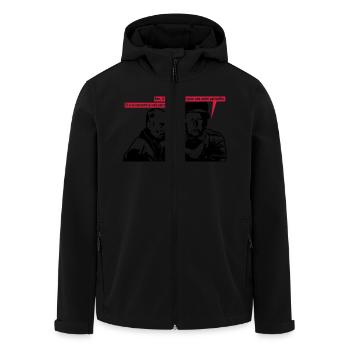 et si on rencontre la vraie patrouille aussi - Veste softshell homme en polyester recyclé Stanley/Stella - noir - Devant - AI Model Male 185 light (185cm)