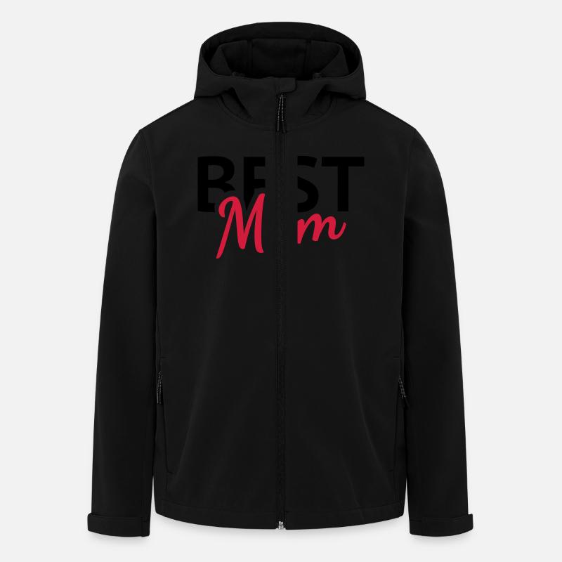 Best Mom - Veste softshell homme en polyester recyclé Stanley/Stella - noir
