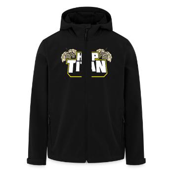 Craft Beer T Shirt Hop Titan - das Original - Recycelte Männer Softshell-Jacke von Stanley/Stella - Schwarz - Vorne - AI Model Male 185 light (185cm)