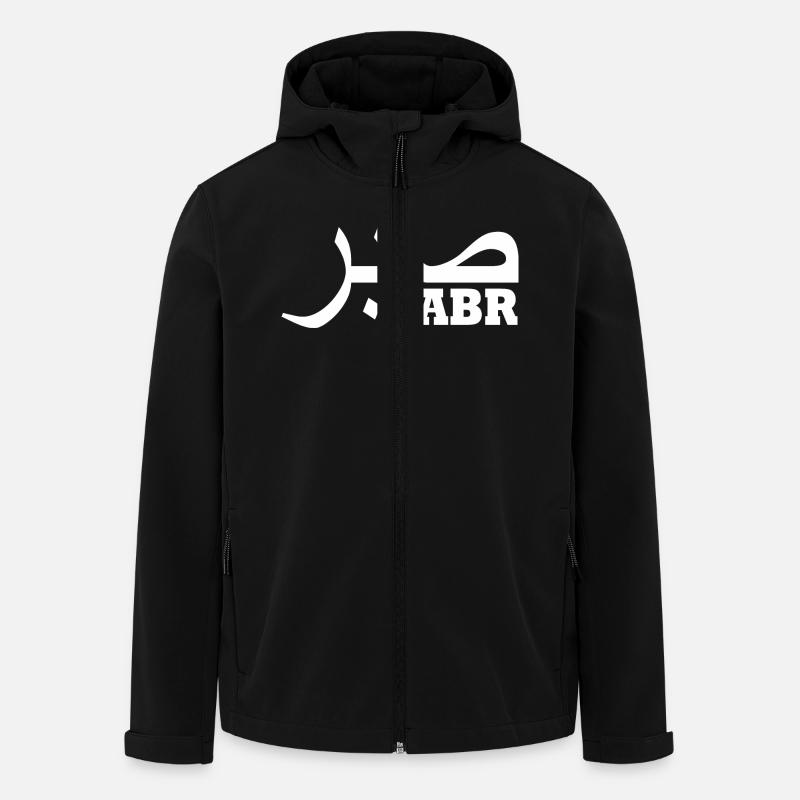 Sabr صبر - Recycelte Männer Softshell-Jacke von Stanley/Stella - Schwarz