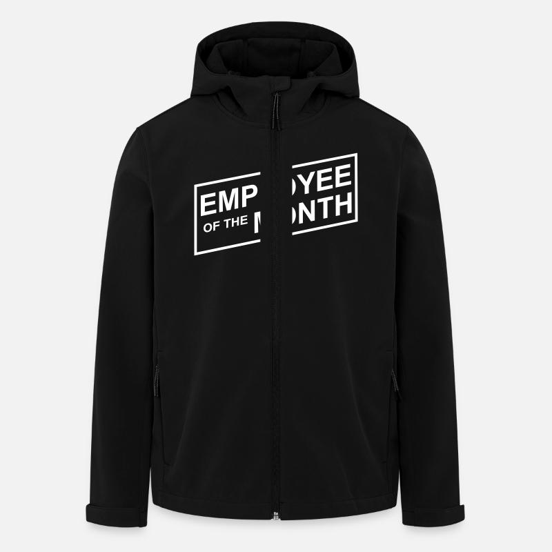 Employé du mois - Veste softshell homme en polyester recyclé Stanley/Stella - noir
