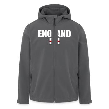angleterre - Veste softshell homme en polyester recyclé Stanley/Stella - noir - Devant - AI Model Male 185 light (185cm)