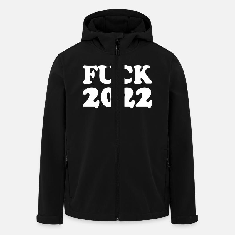 Fuck 2022 - Recycelte Männer Softshell-Jacke von Stanley/Stella - Schwarz