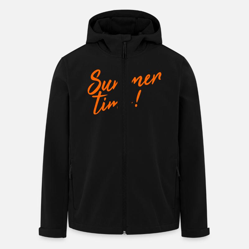summer time! - Recycelte Männer Softshell-Jacke von Stanley/Stella - Schwarz