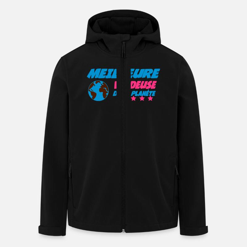 Meilleure VENDEUSE de la planète - Veste softshell homme en polyester recyclé Stanley/Stella - noir