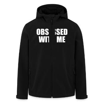 obsessed with me - Recycelte Männer Softshell-Jacke von Stanley/Stella - Schwarz - Vorne - AI Model Male 185 light (185cm)