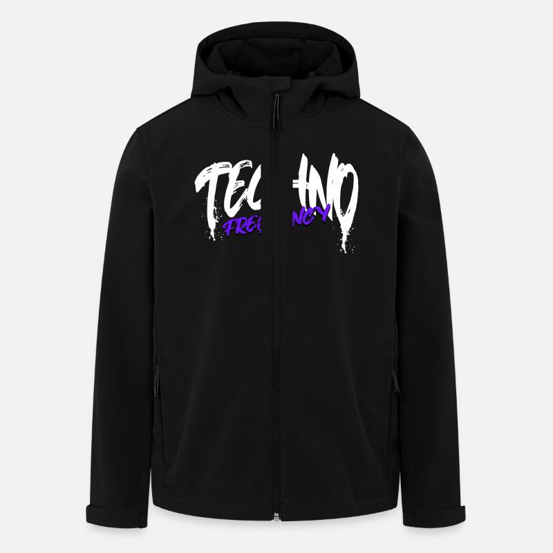 Techno - Veste softshell homme en polyester recyclé Stanley/Stella - noir