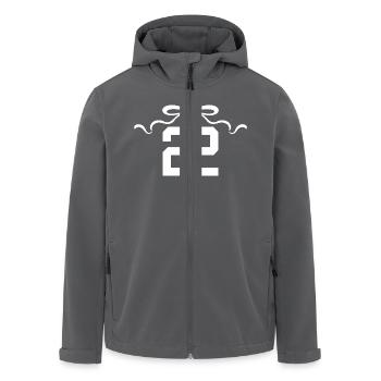 Numéro 22 noeud - 22e anniversaire - Veste softshell homme en polyester recyclé Stanley/Stella - noir - Devant - AI Model Male 185 light (185cm)