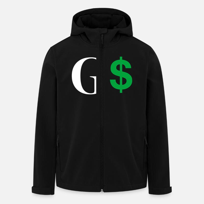 Letter g dollar - Men’s Recycled Softshell Jacket by Stanley/Stella - black