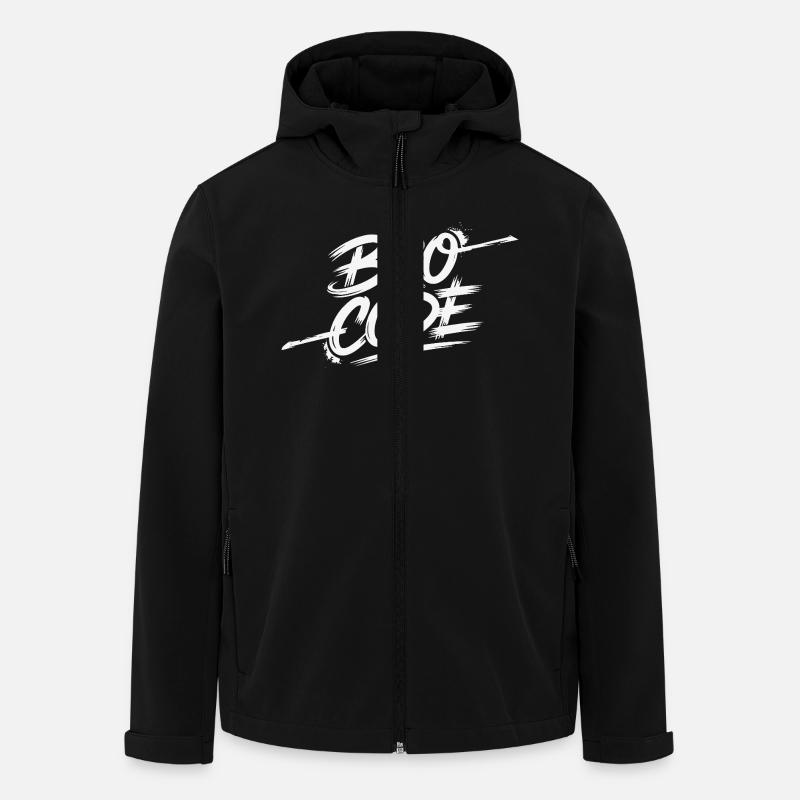 CODE DU FRÈRE - Veste softshell homme en polyester recyclé Stanley/Stella - noir