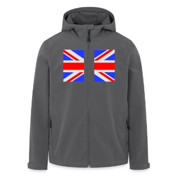 UK - Recycelte Männer Softshell-Jacke von Stanley/Stella - Schwarz - Vorne - AI Model Male 185 light (185cm)