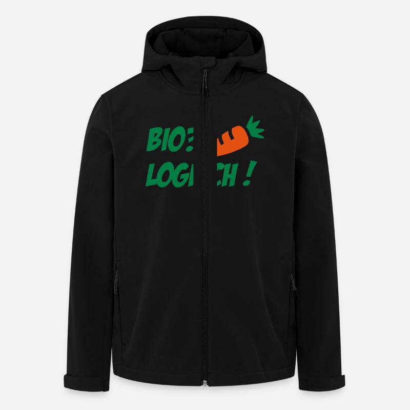 Biologisch - Recycelte Männer Softshell-Jacke von Stanley/Stella - Schwarz