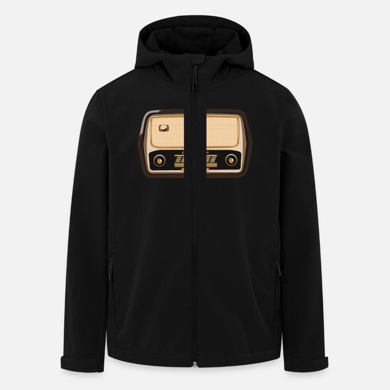 Constant Static - Recycelte Männer Softshell-Jacke von Stanley/Stella - Schwarz