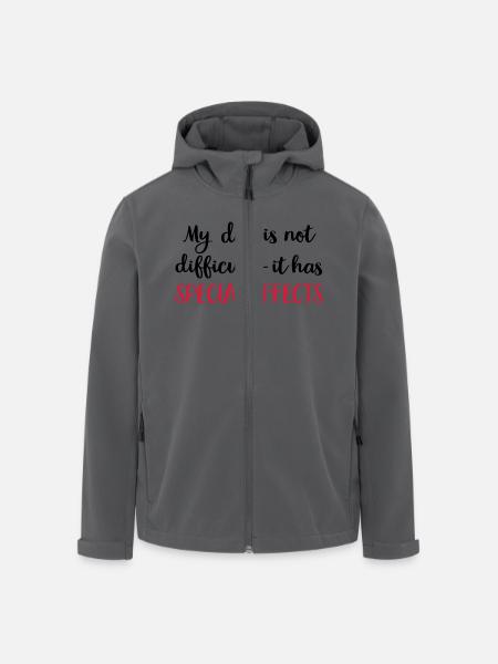 dog - Recycelte Männer Softshell-Jacke von Stanley/Stella - Schwarz