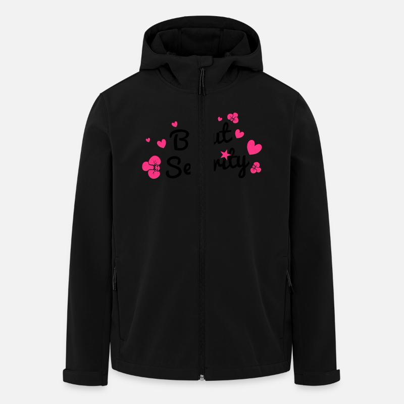 Braut Security - Recycelte Männer Softshell-Jacke von Stanley/Stella - Schwarz