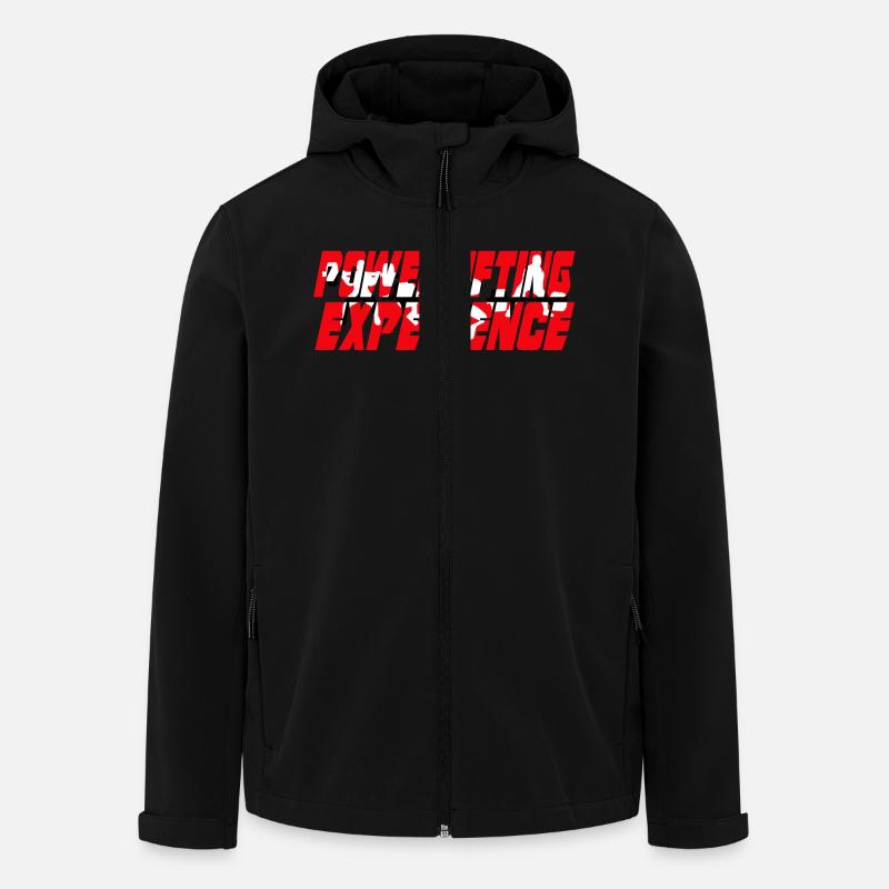 powerlifting ERFAHRUNG - Recycelte Männer Softshell-Jacke von Stanley/Stella - Schwarz