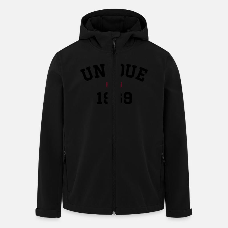 uni1969 - Veste softshell homme en polyester recyclé Stanley/Stella - noir