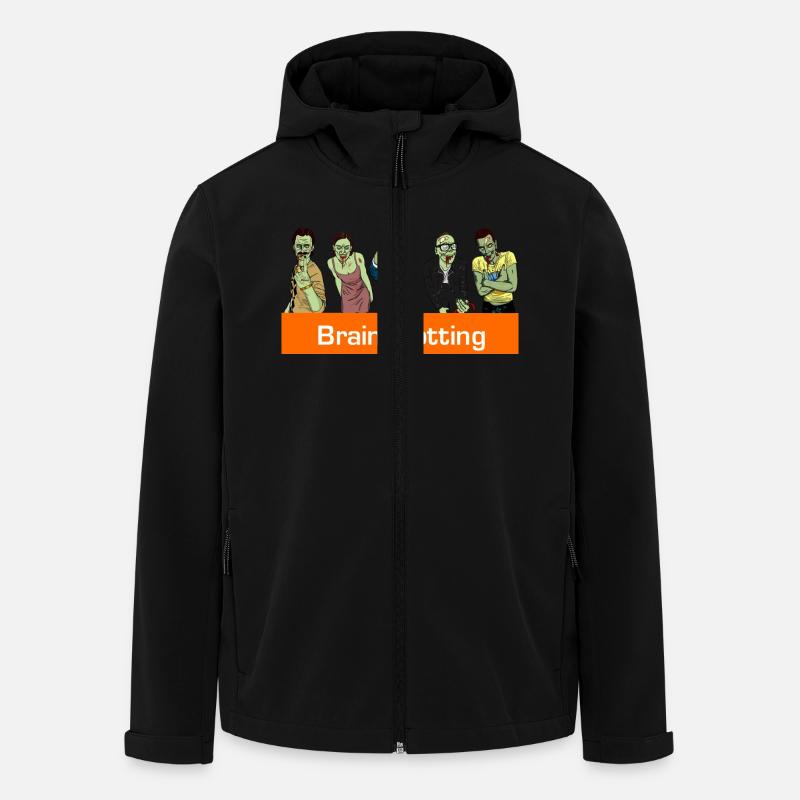 Brainspotting Zombies - Men’s Recycled Softshell Jacket by Stanley/Stella - black