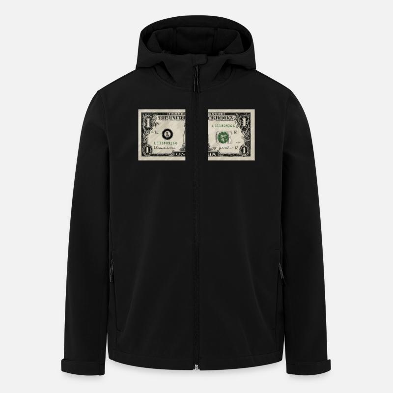 SHISHA-DOLLAR - Recycelte Männer Softshell-Jacke von Stanley/Stella - Schwarz