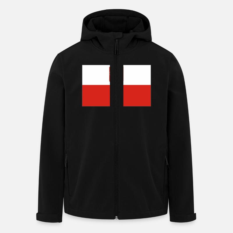 POLAND - Men’s Recycled Softshell Jacket by Stanley/Stella - black