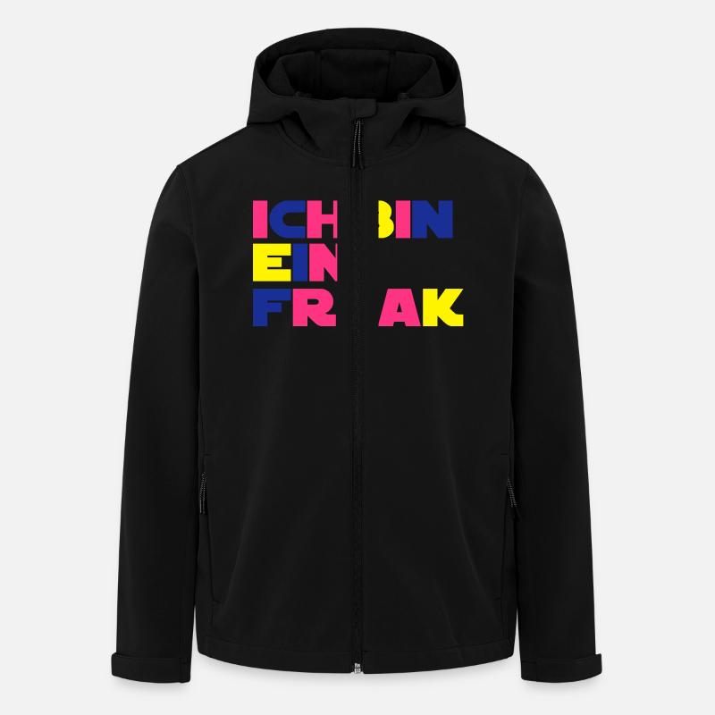 I'm a Freak - Men’s Recycled Softshell Jacket by Stanley/Stella - black